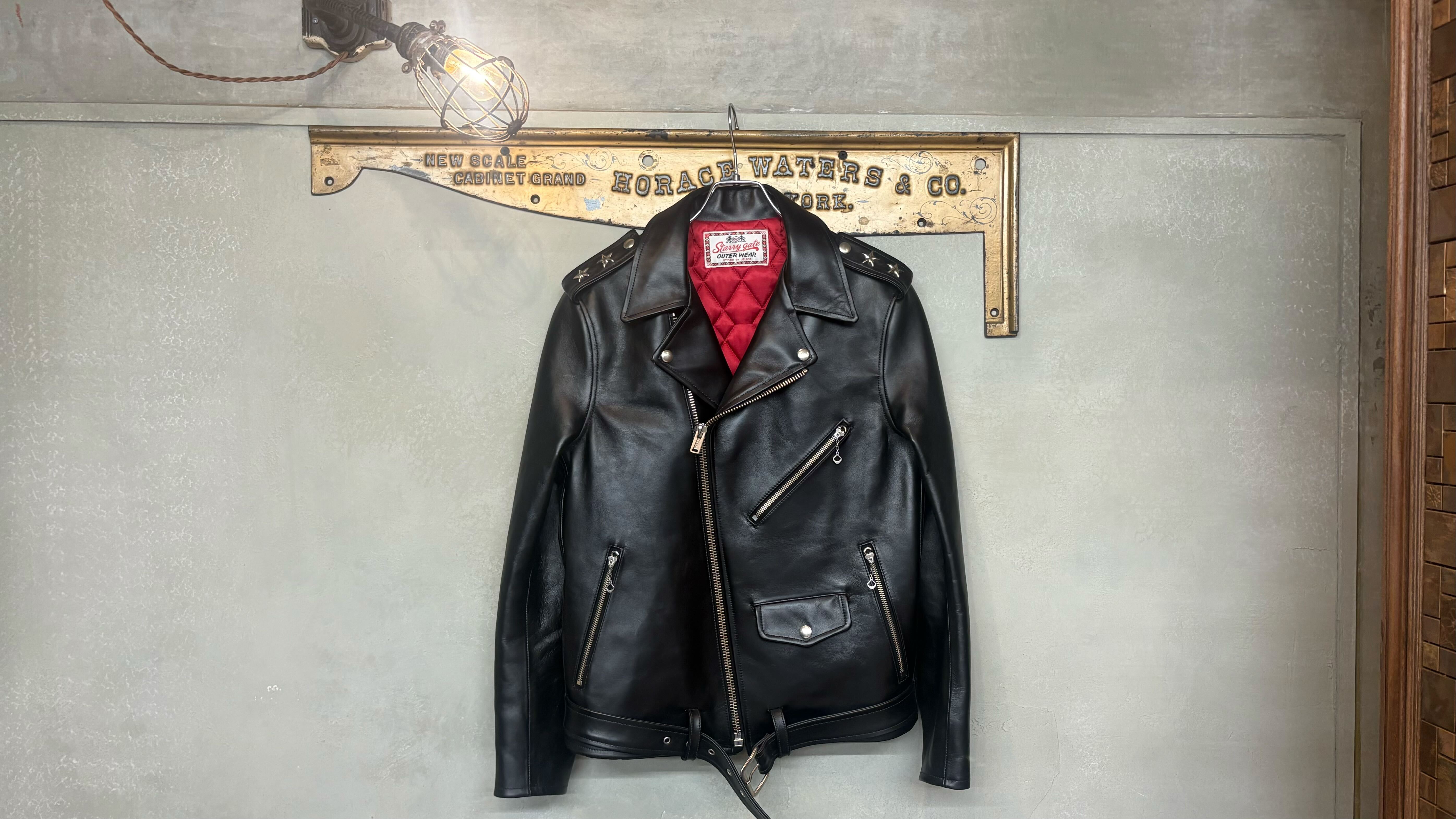 定番ライダースジャケットRebel jacket エポレット有、再入荷