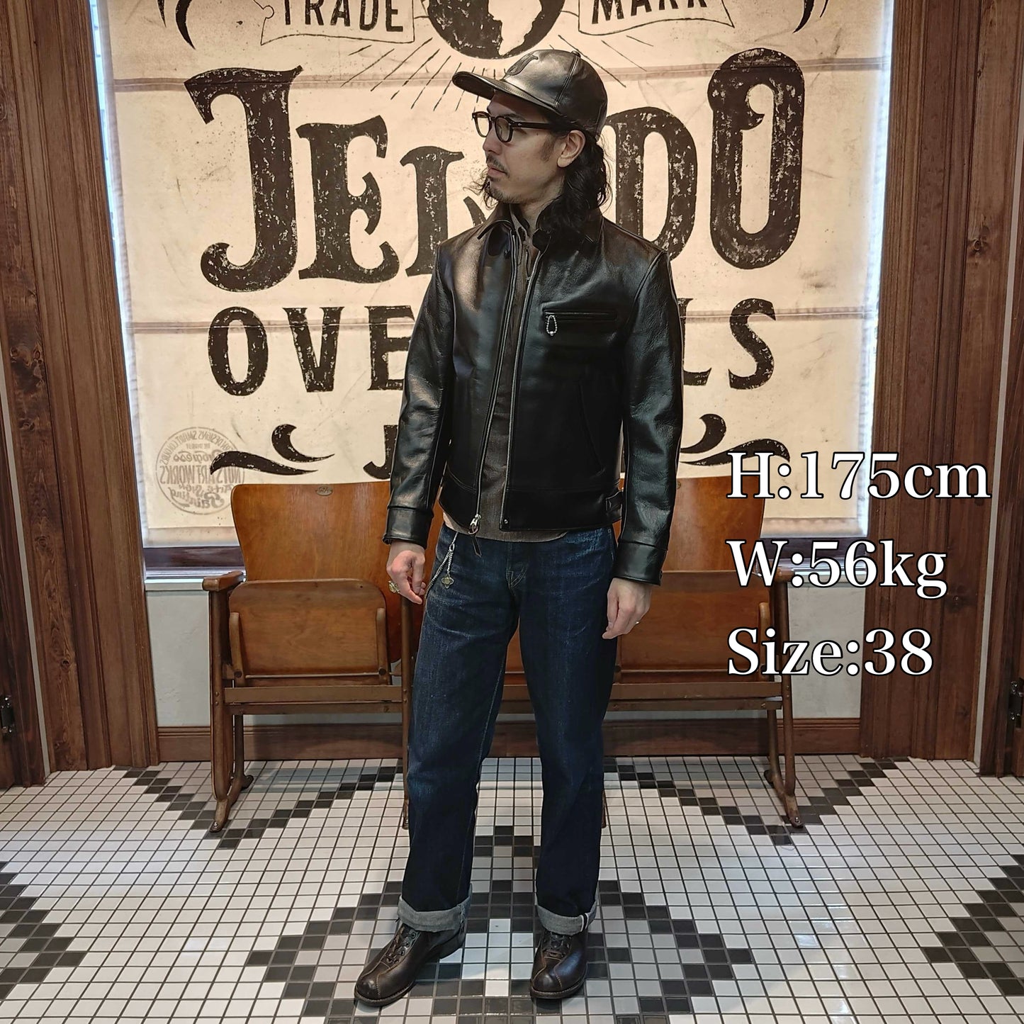 COLIMBO HD Cattle Driver Leather Jkt.【ZA-0124】