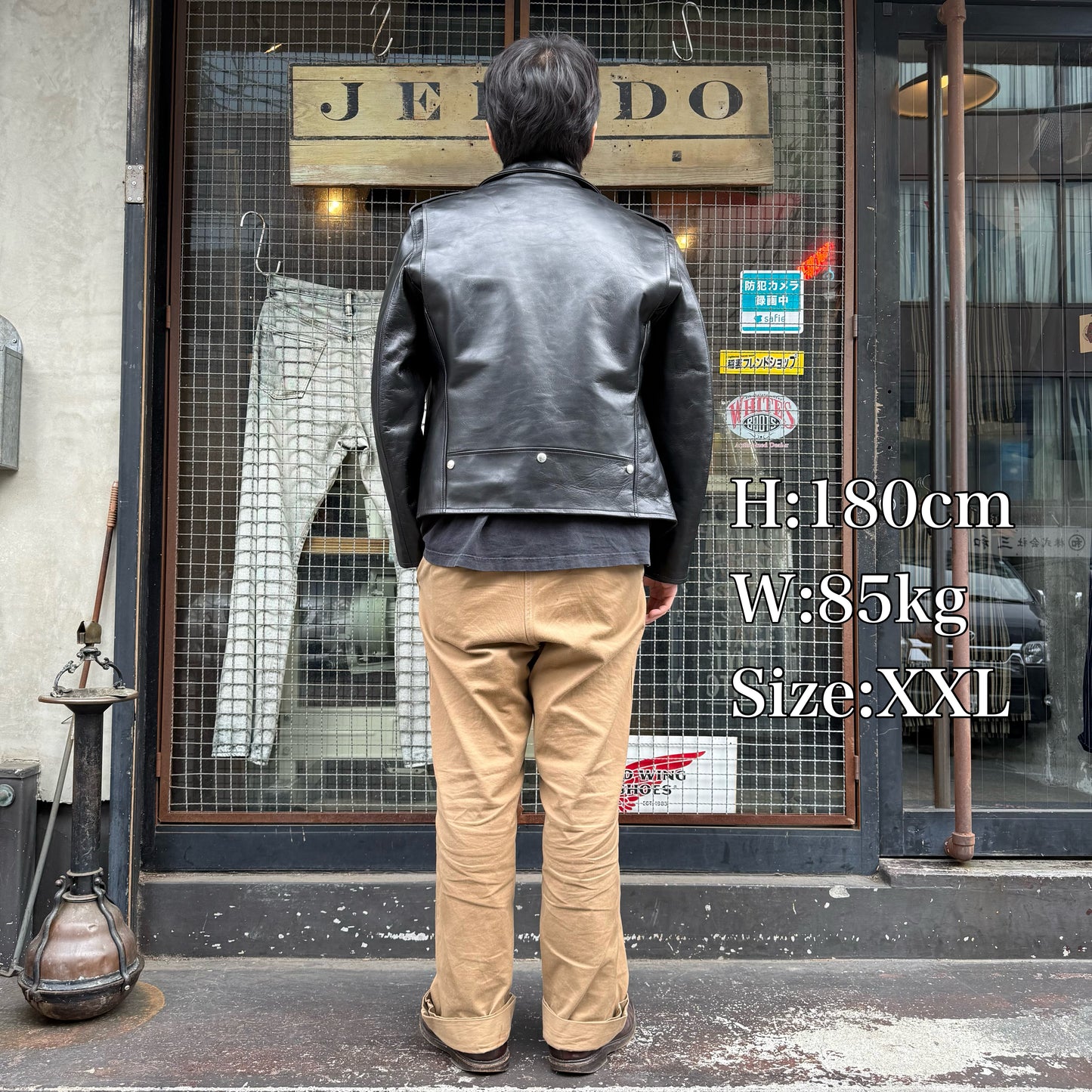 JELADO Rebel Jacket Horse Hide Semi Aniline Finish Black エポレット有り 【SG83420】