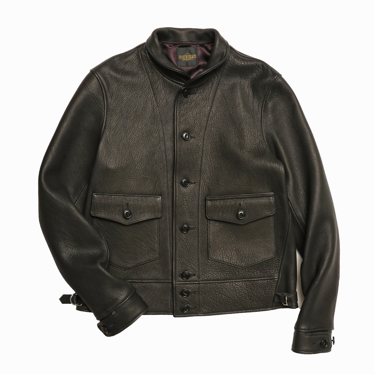 FINE CREEK &CO Joseph Jacket(ジョセフジャケット) Deerskin Black【ACJK054】