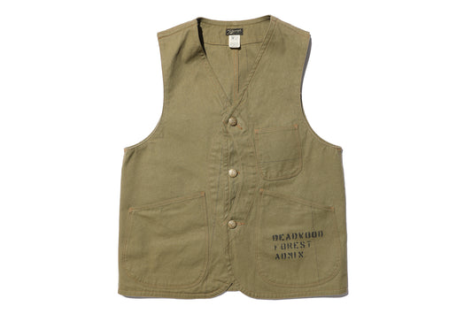 COLIMBO Bear Country Lumberjack Vest "DEADWOOD Forest admin"  【ZZ-0118】