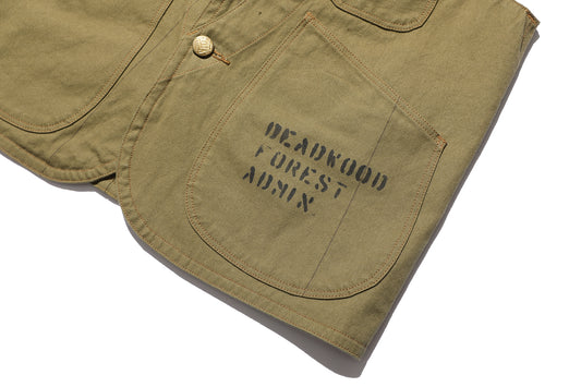 COLIMBO Bear Country Lumberjack Vest "DEADWOOD Forest admin"  【ZZ-0118】