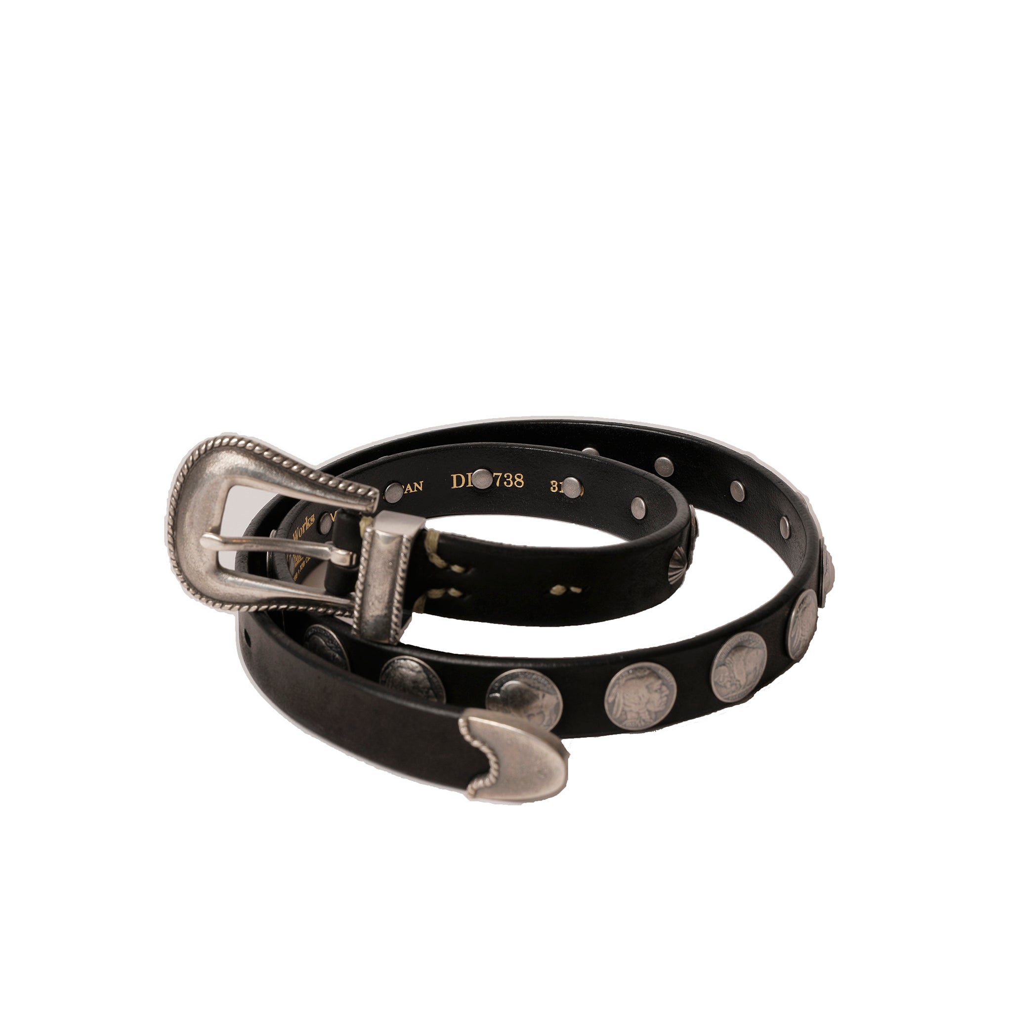 小物 VINTAGE WORKS DH5658 Leather belt 7Hole Vintage Works Leather Belt 7Hole Western style Belt【DH5738 CH-5