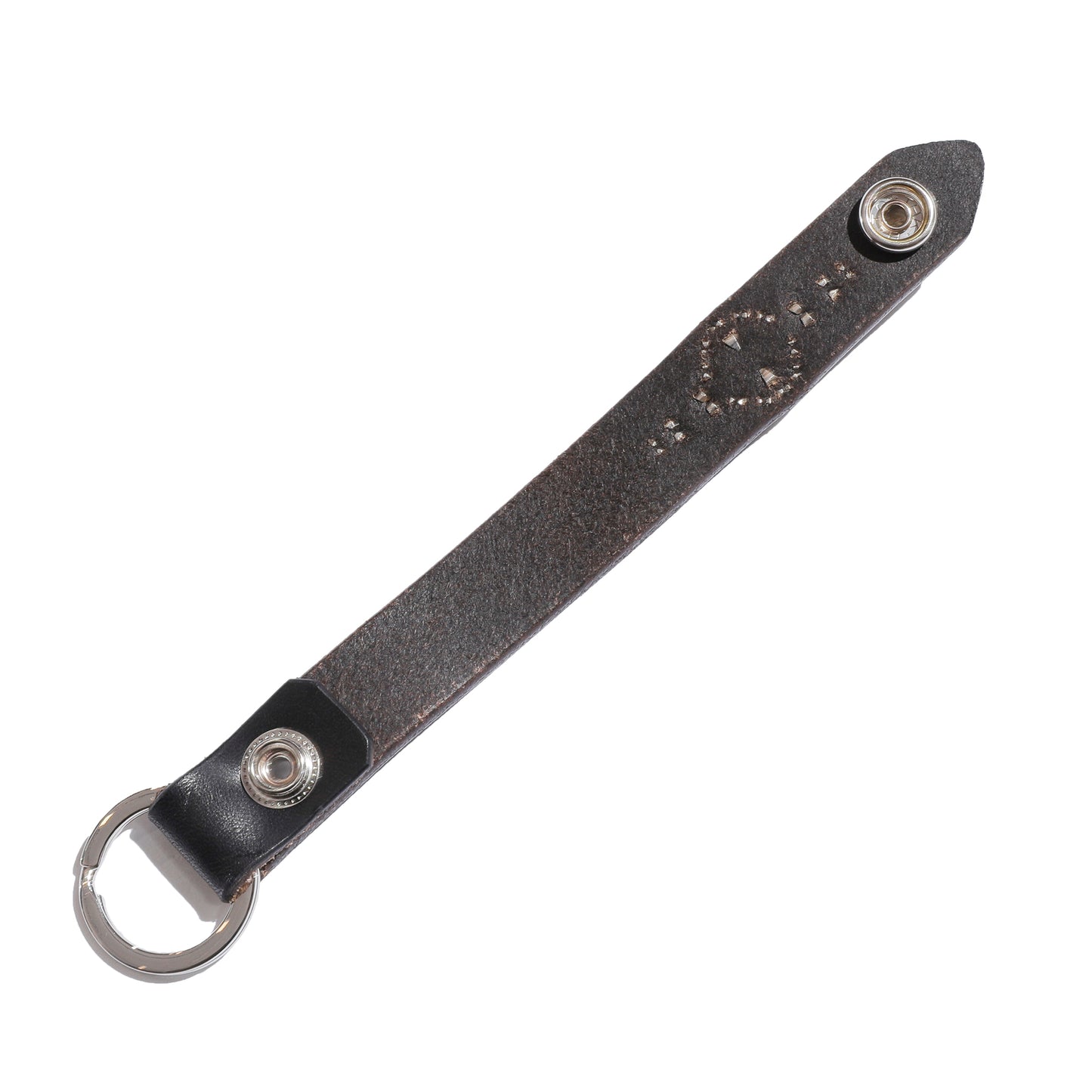 COLIMBO Jewel Studded Leather Key Ring”Sunflower Pattern”【ZA-0707】