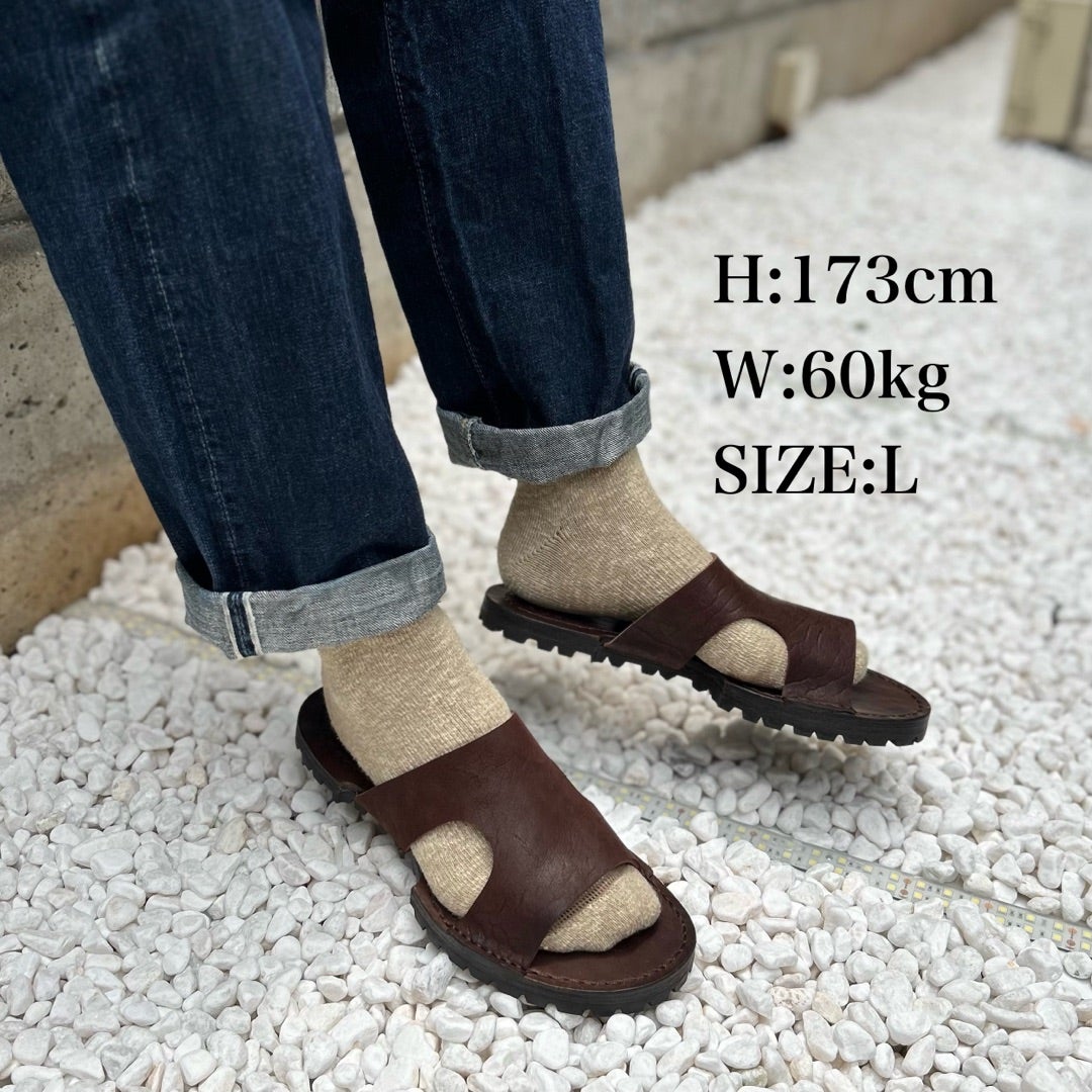 【18周年記念アイテム】The 2Monkeys ”AUGUSTUS”Sandal Brown Oiled【TM82952】