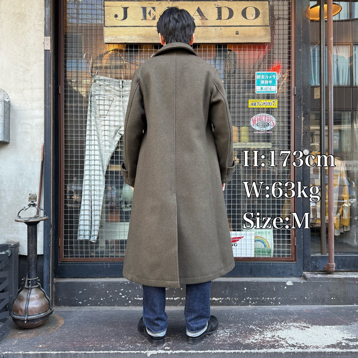 The 2 Monkeys Long-A Wool Over Coat【TM03434】