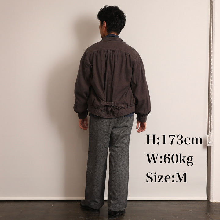 The 2 Monkeys French Work Blouse 【TM11451】