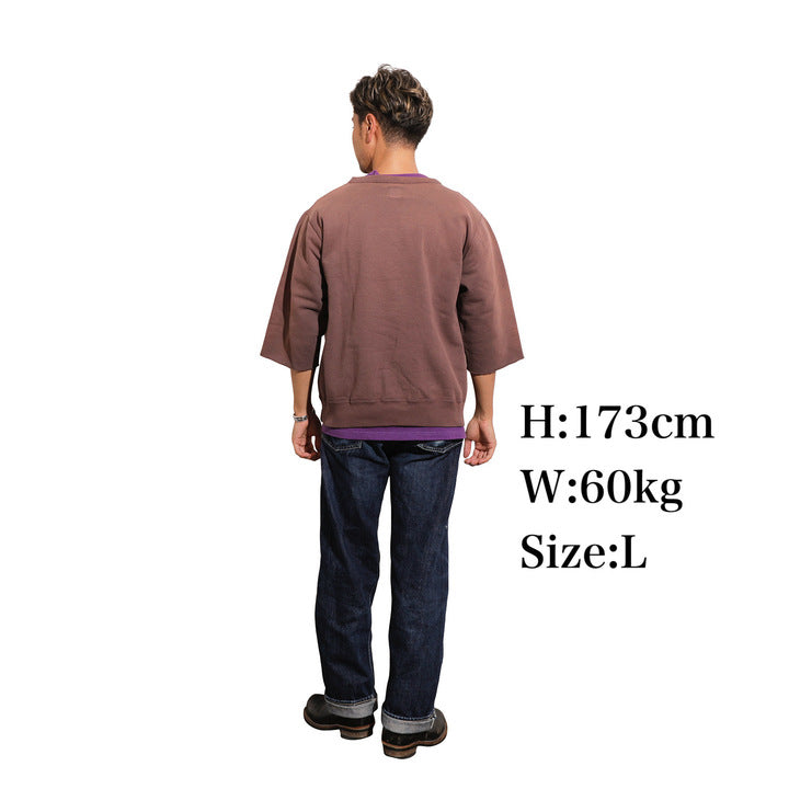 【Coming Soon】6th Man Vintage 3/4 Sleeve SW Shirt【AB21229】