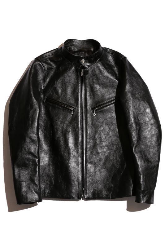 FINE CREEK &CO Ekins Heavy Weight Horsehide Black【ACJK016】