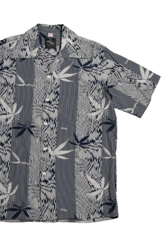 Kona Bay Hawaii Bamboo Aloha Shirt (バンブーアロハシャツ)【BK