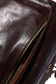 Rainbow Country Leather Banana Shoulder Bag Horse hide Seal Brown【RCL-60023】