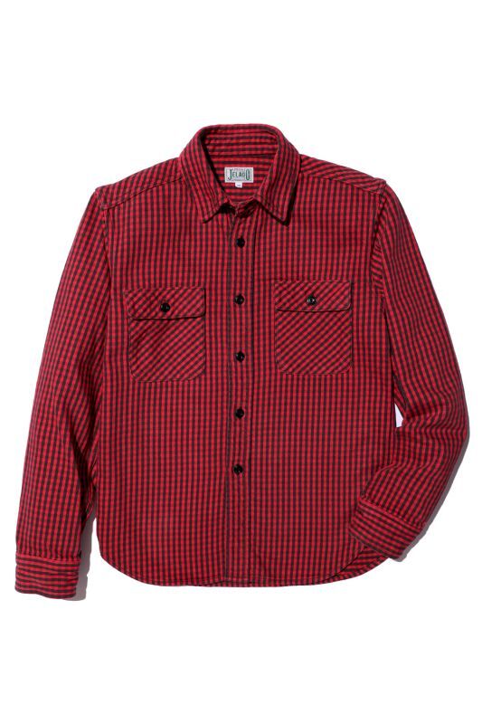 JELADO Unionworkers Shirt Short Length Old Red【JP62124】