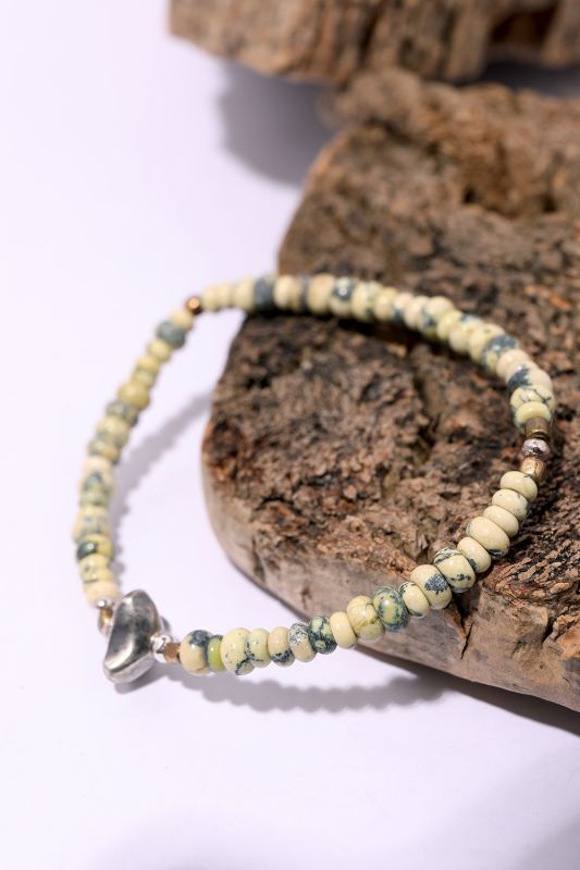 SunKu/サンク Yellow Turquoise Beads Bracelet【SK-291】