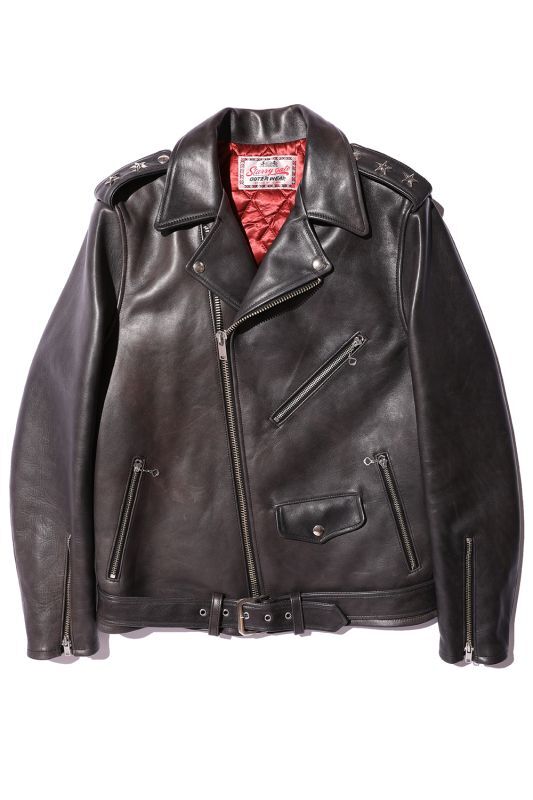 JELADO Rebel Jacket(レベルジャケット) Horse Hide Full Aniline Finish Black【SG63419】