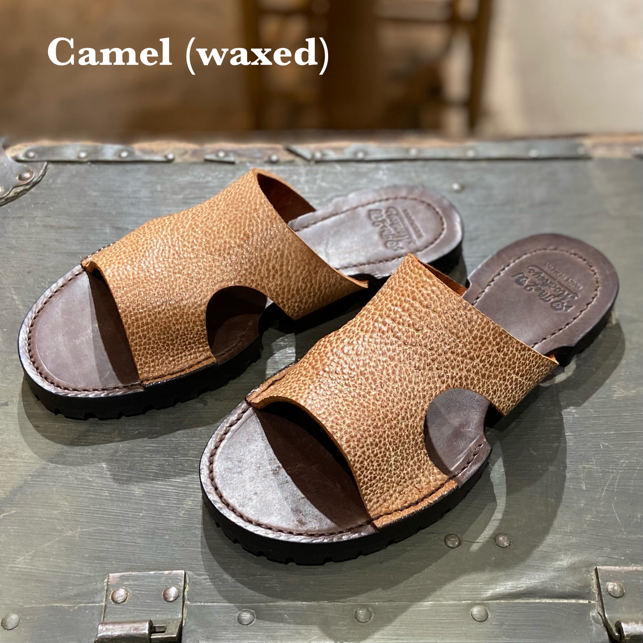 18周年記念アイテム】The 2Monkeys ”AUGUSTUS”Sandal Camel