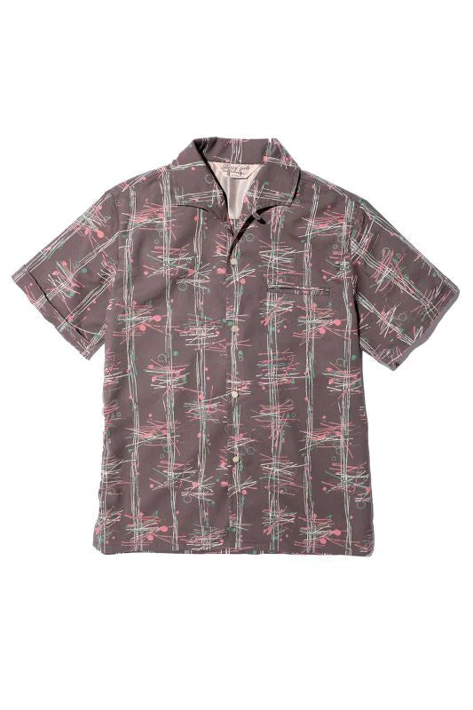 【SG62108】Vincent Shirt Atomic Pattern Ash　～WEST