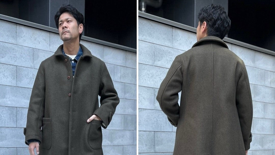 〜Long-A Wool Over Coat 入荷 & 今週の新着動画は『First Arrow's伊藤代表と JELADO代表後藤が行く、『高円寺』ぶらり動画』～【WEST】