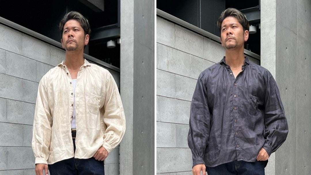 ~Herrinbone Linen Artisan Shirts now in stock! & This week's new video is "Staff Recommended Coordination" ~ [WEST]　