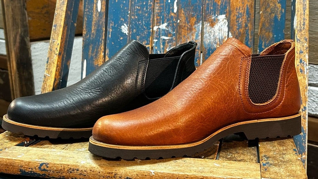 ~KOTOKA single piece leather side gore Tatsuno waxed leather & This week's new video is "Rainy day coordination by WEST 2 members" ~ [WEST]