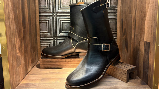 最高の経年変化が楽しめる一足、Engineer Boots　～Flagship Store～