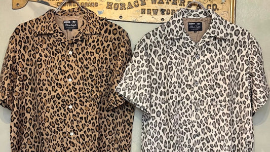 Leopard print shirts that shine in the summer, Hollywood ~Flagship Store~