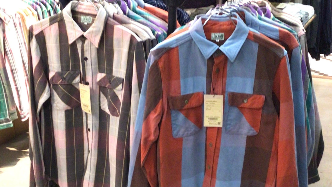This season's short flannel shirts ~Flagship Store~