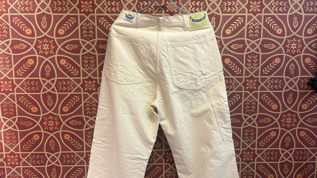 Off-white painter pants released at Flagship Store.