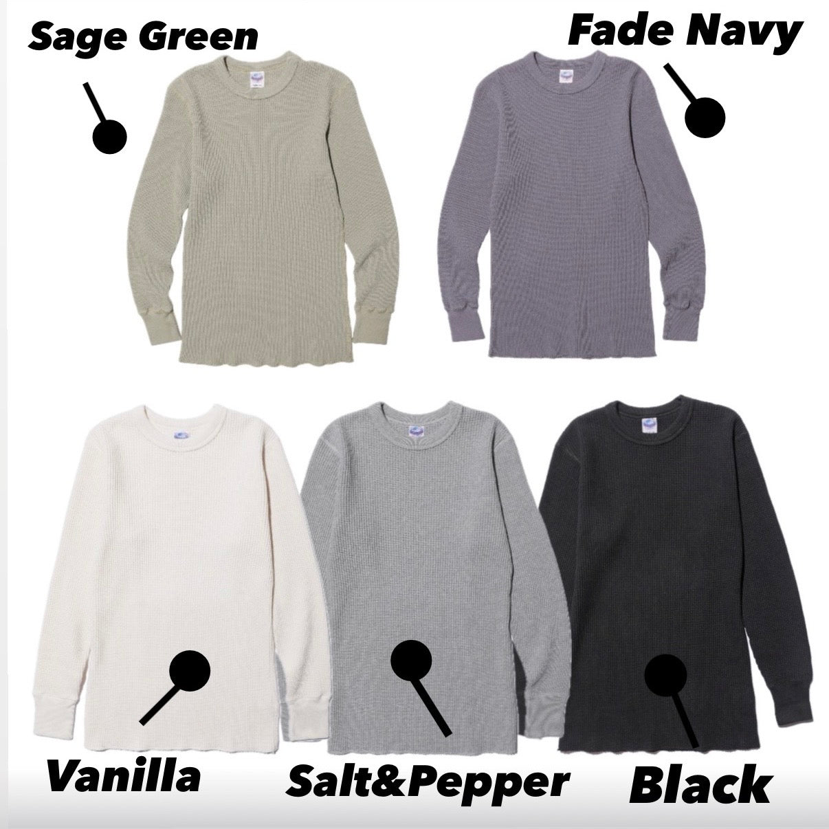 JELADO Mega Thermal Crew Neck 【AB94237】