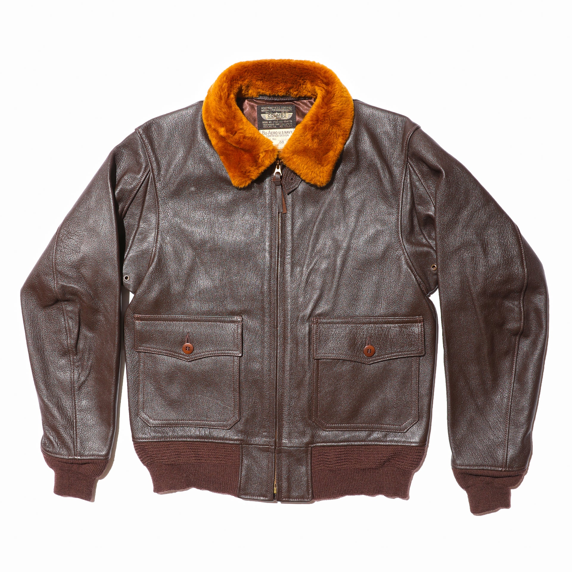 コリンボ AVIATOR JACKET サイズ38 COLIMBO（コリンボ ストックマンズ 