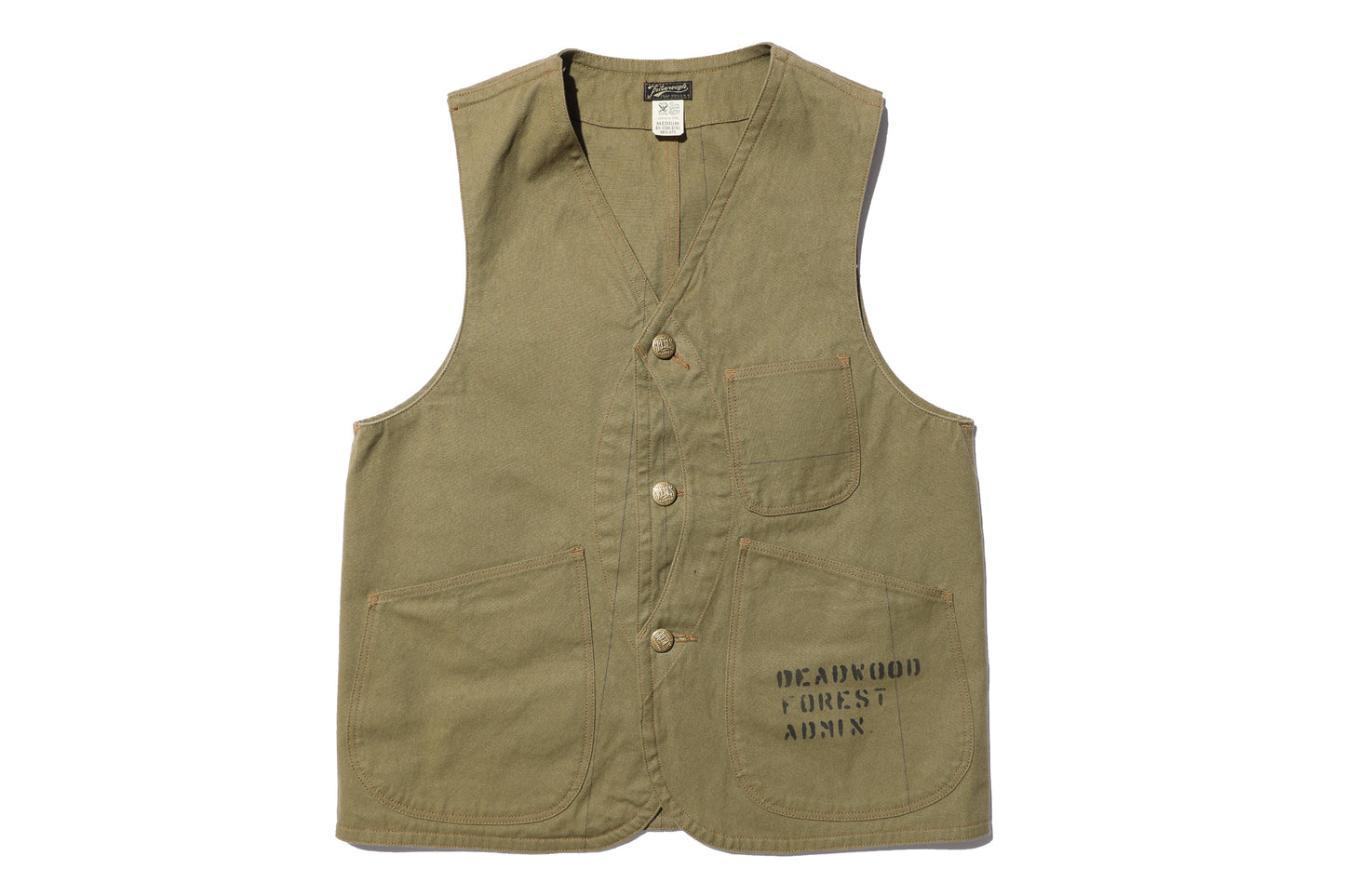 COLIMBO Bear Country Lumberjack Vest "DEADWOOD Forest admin"  【ZZ-0118】