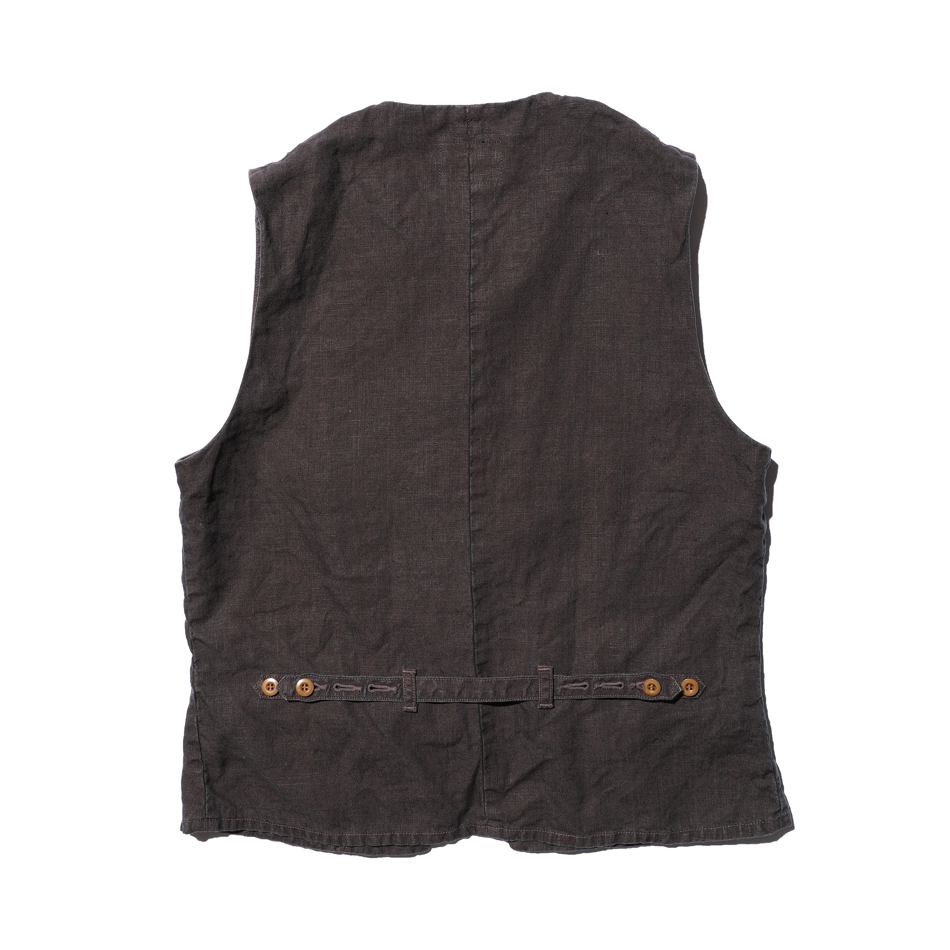 The 2 Monkeys 1760 Linen Vest【TM82541】