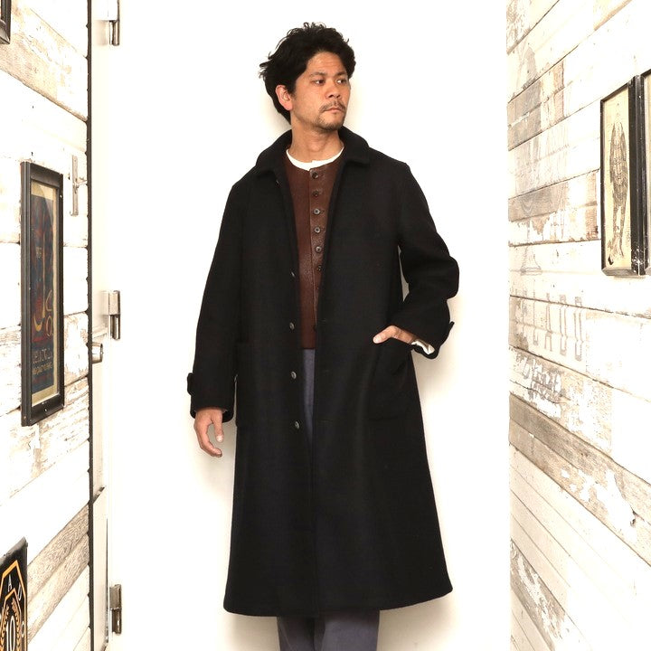 The 2 Monkeys Long-A Wool Over Coat【TM03434】