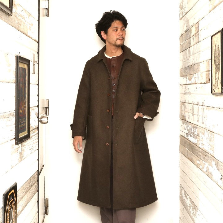 The 2 Monkeys Long-A Wool Over Coat【TM03434】