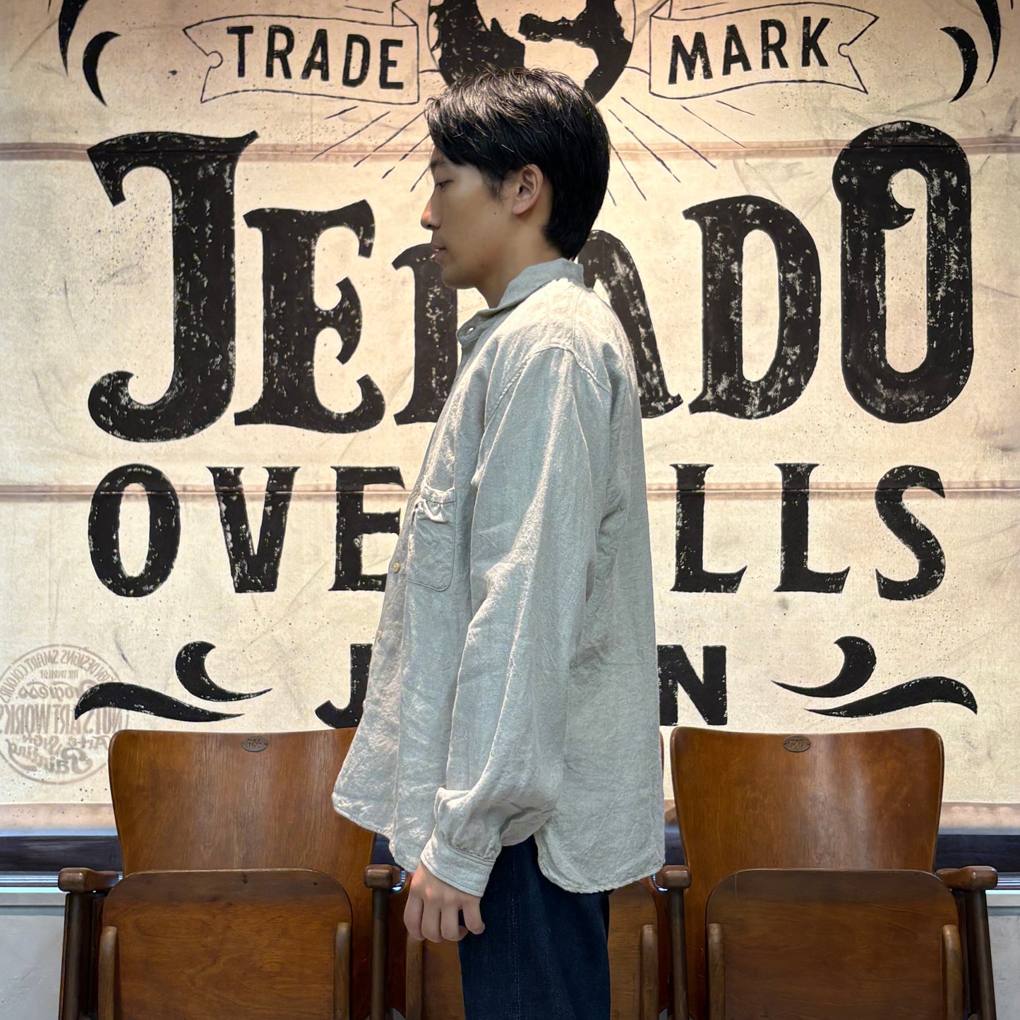 The 2 Monkeys Linen Cambrai Shirt【TM21160】