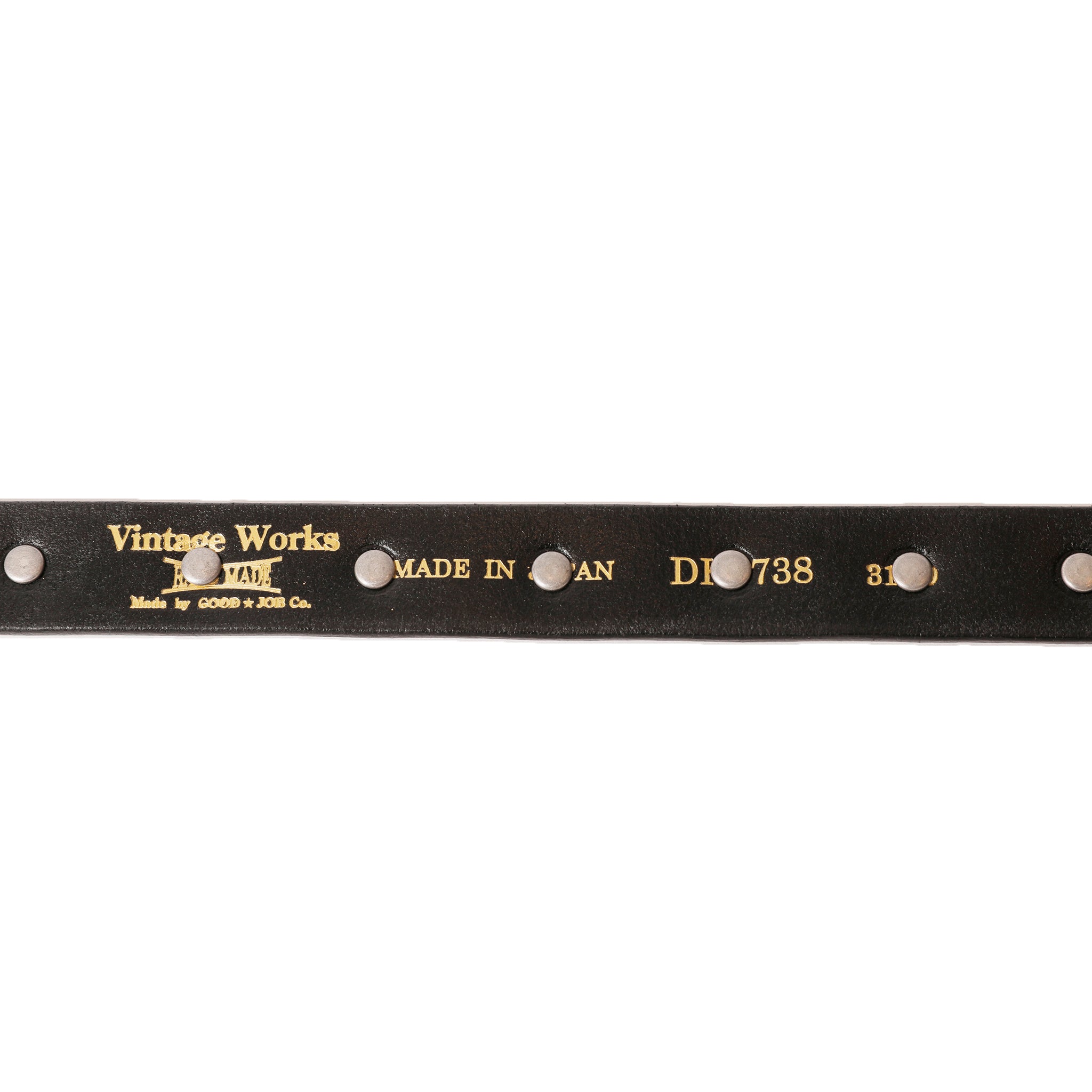 Vintage Works Leather Belt 7Hole Western style Belt【DH5738 CH-5