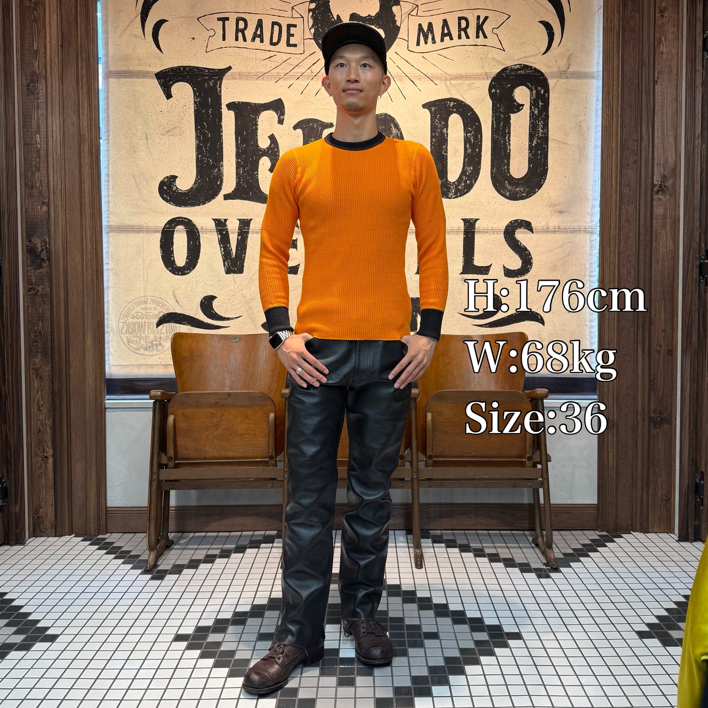 JELADO Mega Thermal Crew Neck 2tone【AB12226】