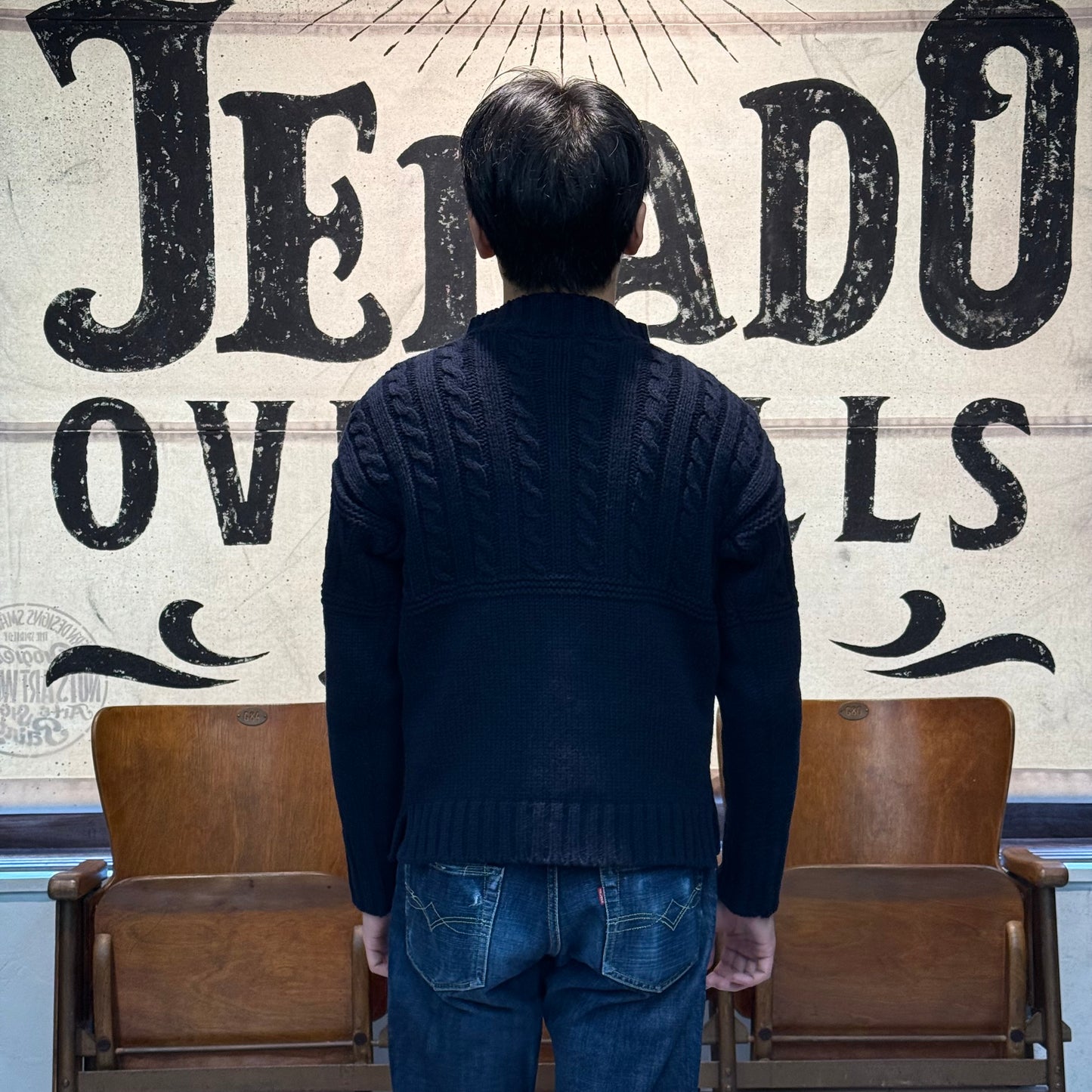 The 2 Monkeys Old Style Guernsey Sweater【TM13853】