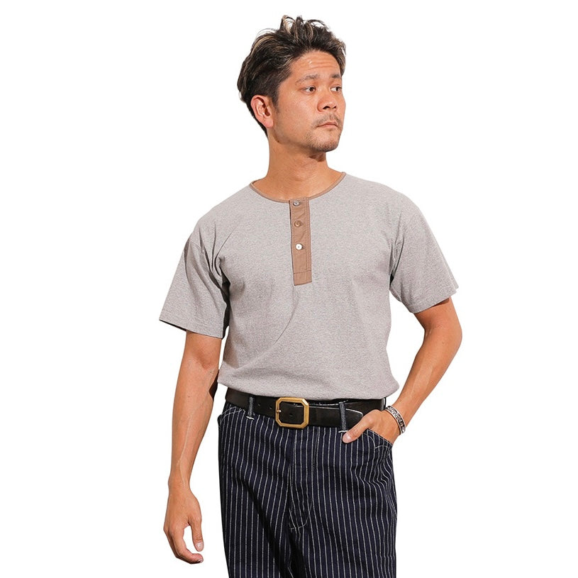 The 2 Monkeys Classic Henley Shirt【TM12244】