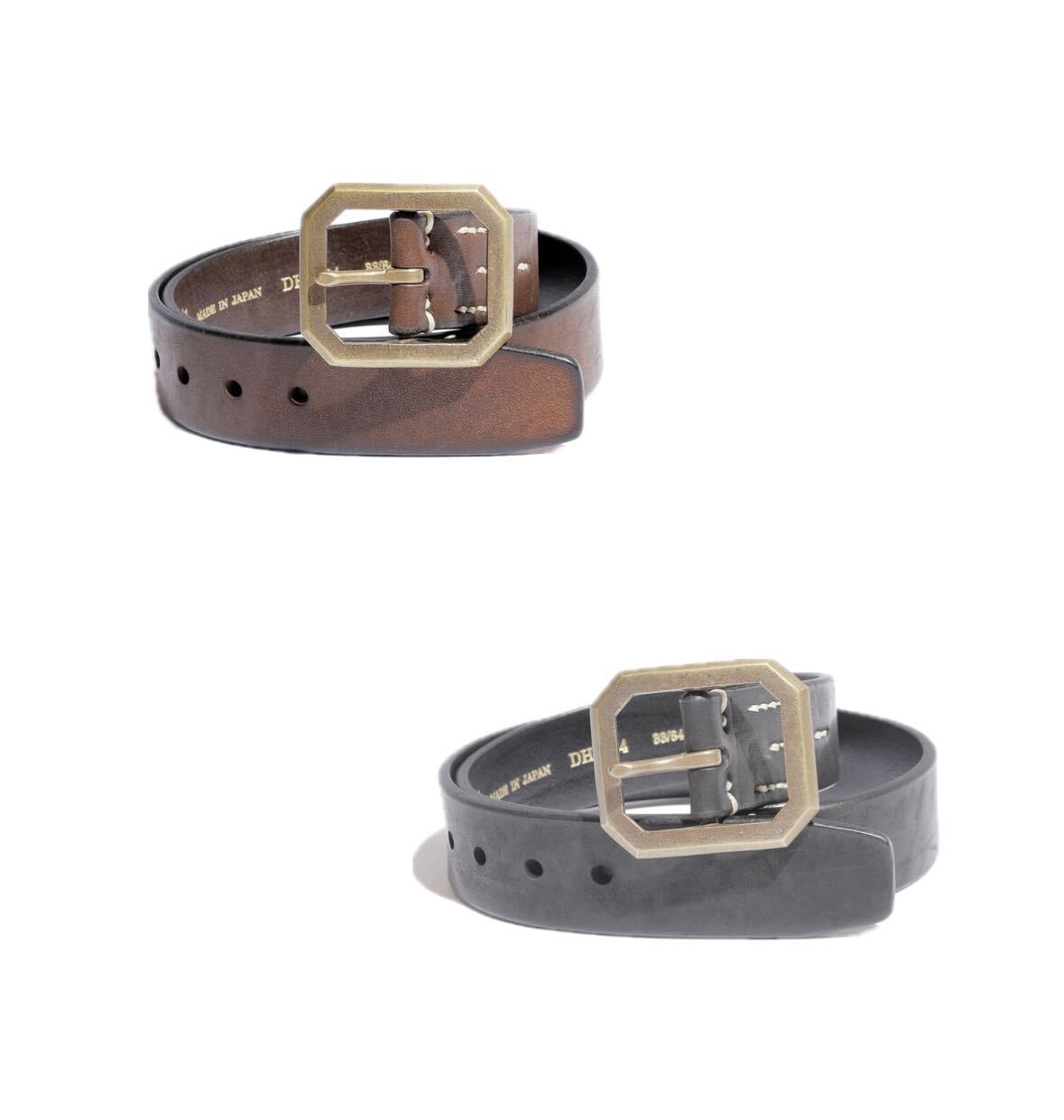 Vintage Works Leather Belt 7Hole 8角バックル【DH5684】 – JELADO