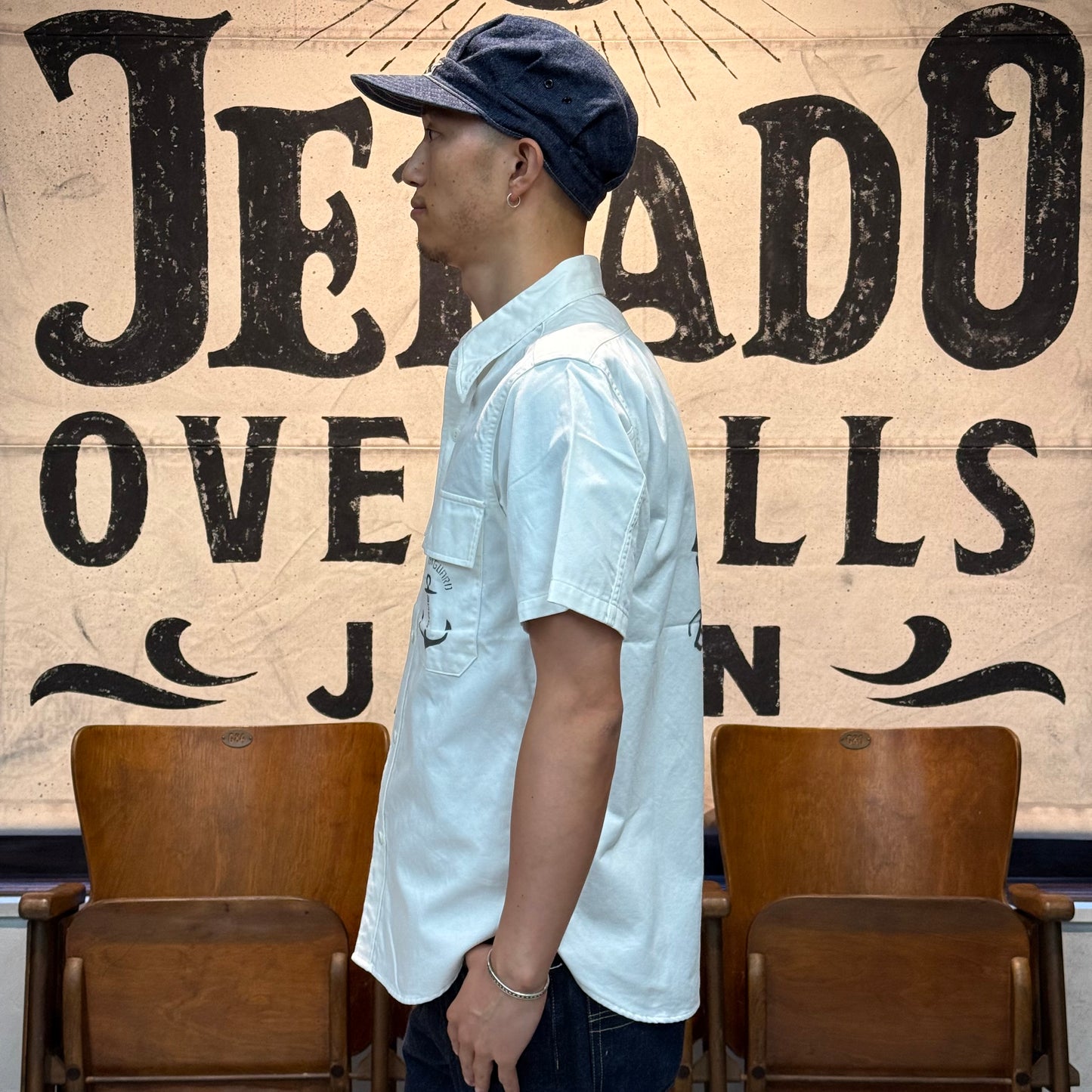 JELADO Officer Shirt [CT82113B] Stencil Custom