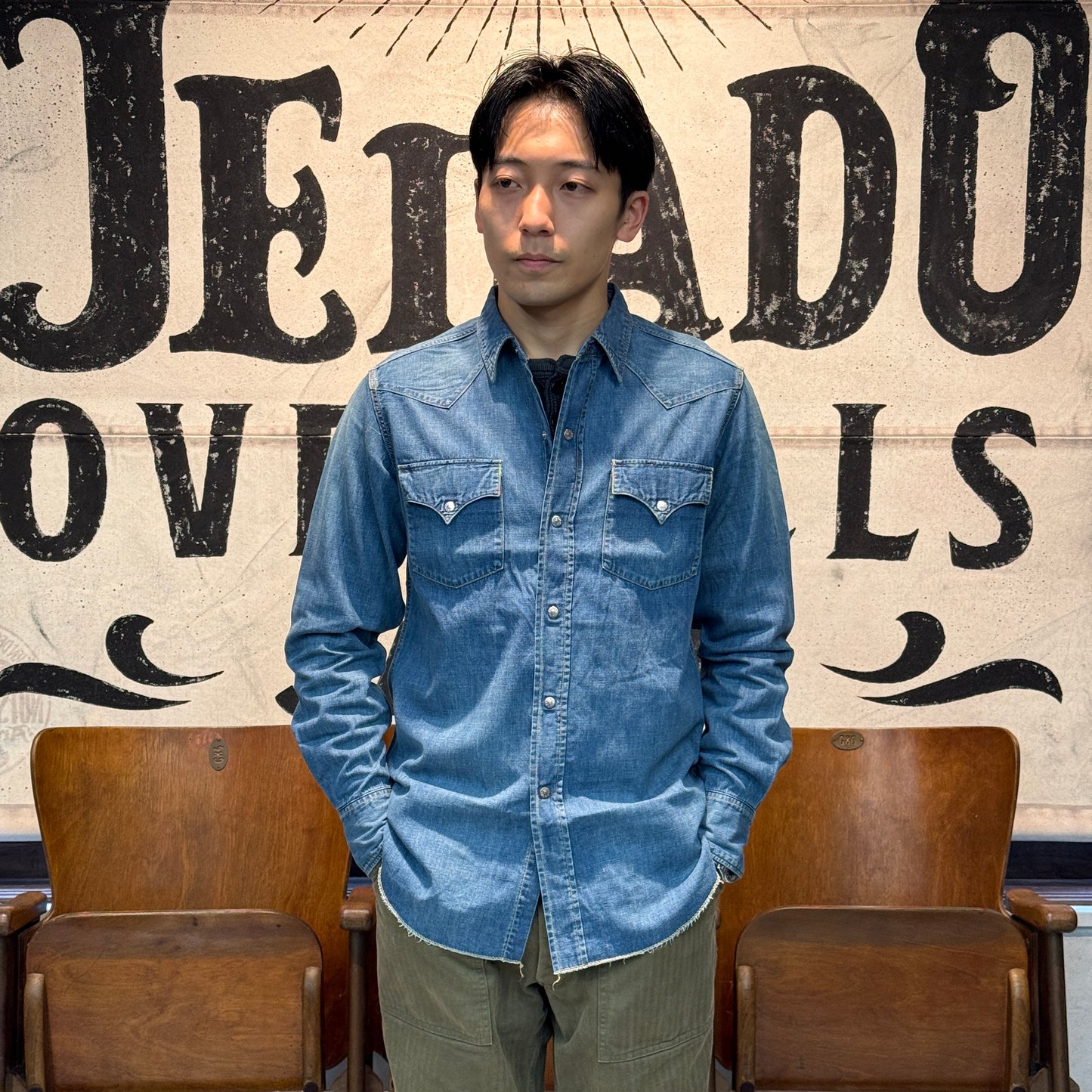 Faded Denim Vaquero Shirt【JP21128】