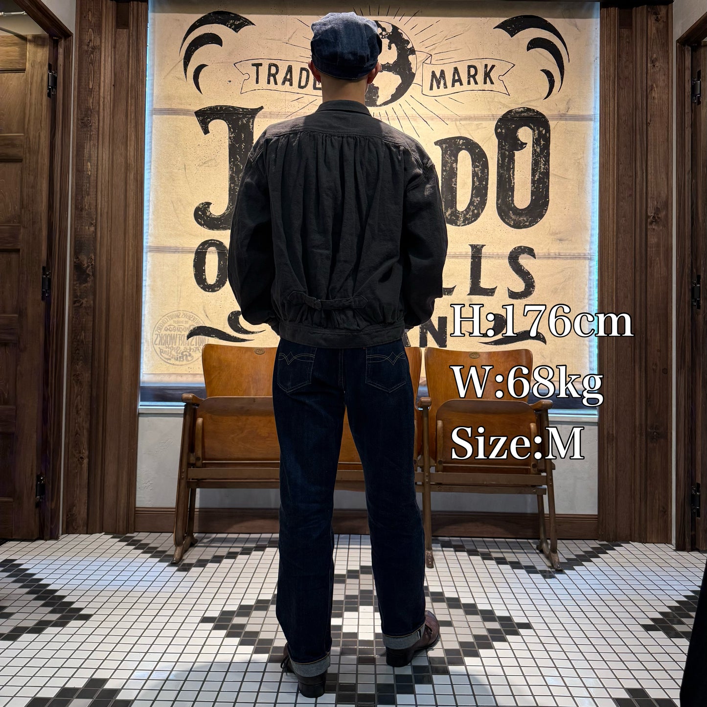 The 2 Monkeys French Work Blouse 【TM11451】