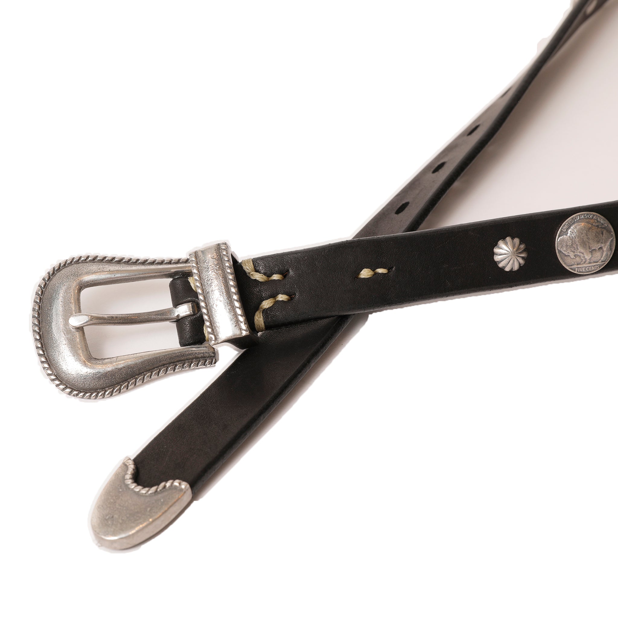 Vintage Works Leather Belt 7Hole Western style Belt【DH5738 CH-5