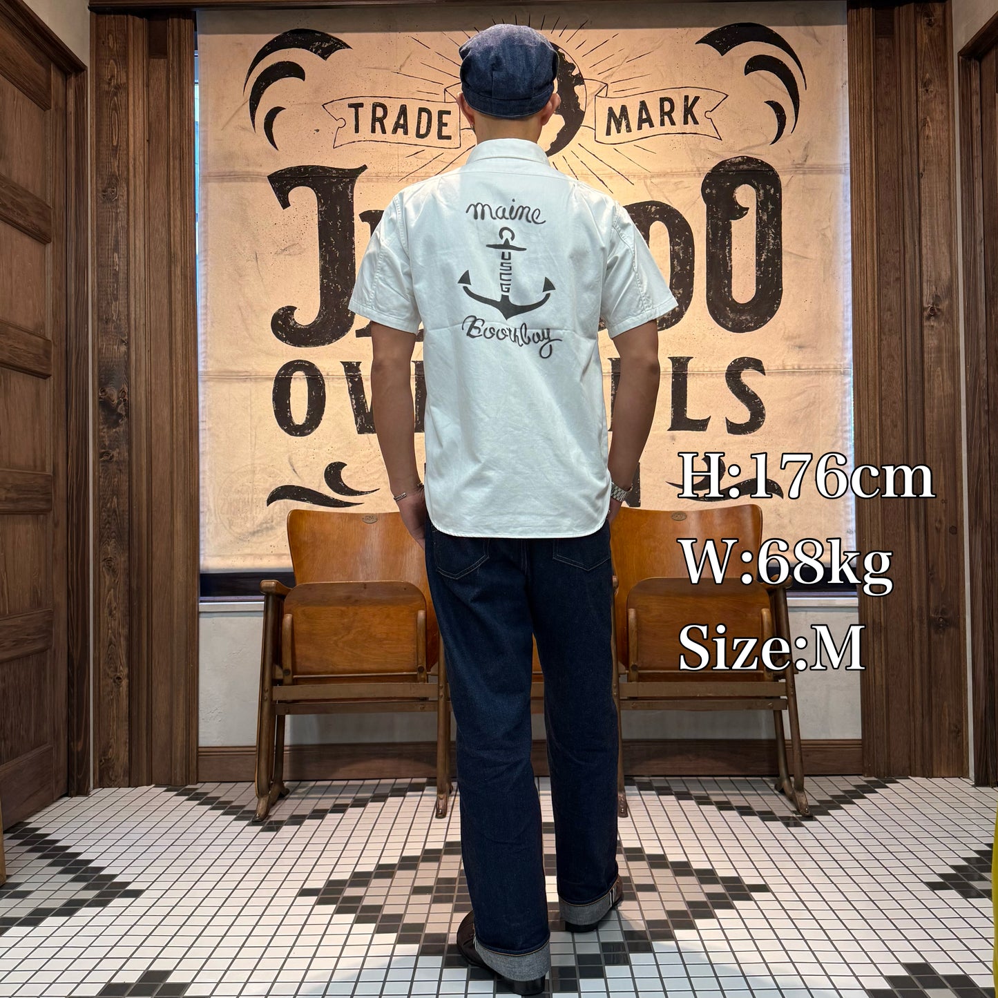 JELADO Officer Shirt [CT82113B] Stencil Custom