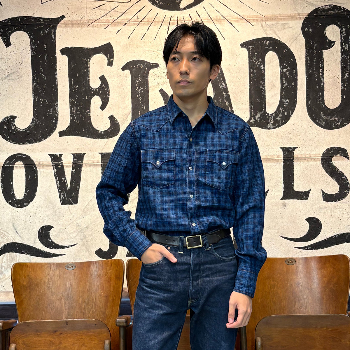 Vaquero Plaid Shirt 【JP23127】