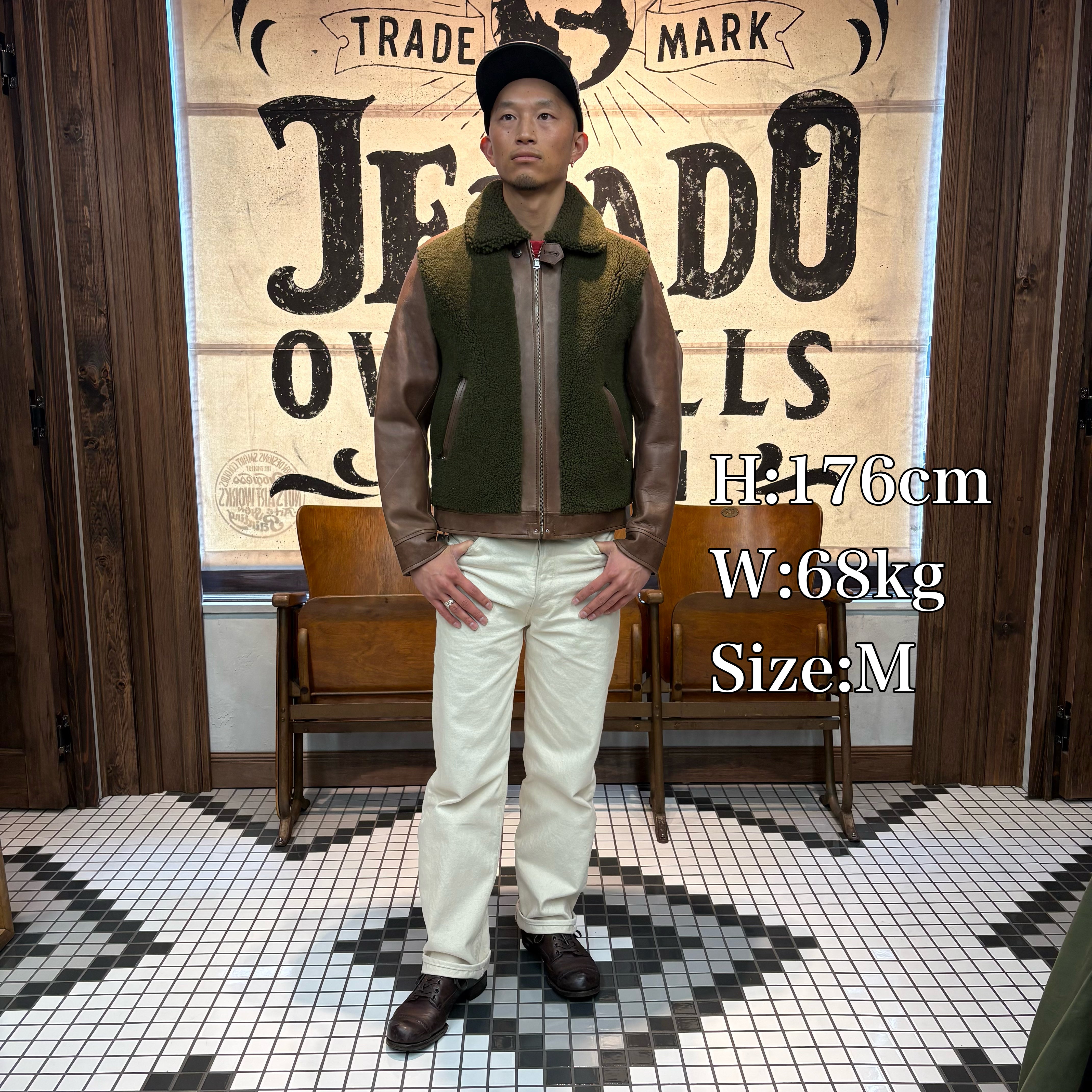 JELADO Ben Lilly Horse Hide Grizzly JKT(ベンリリーホースハイド
