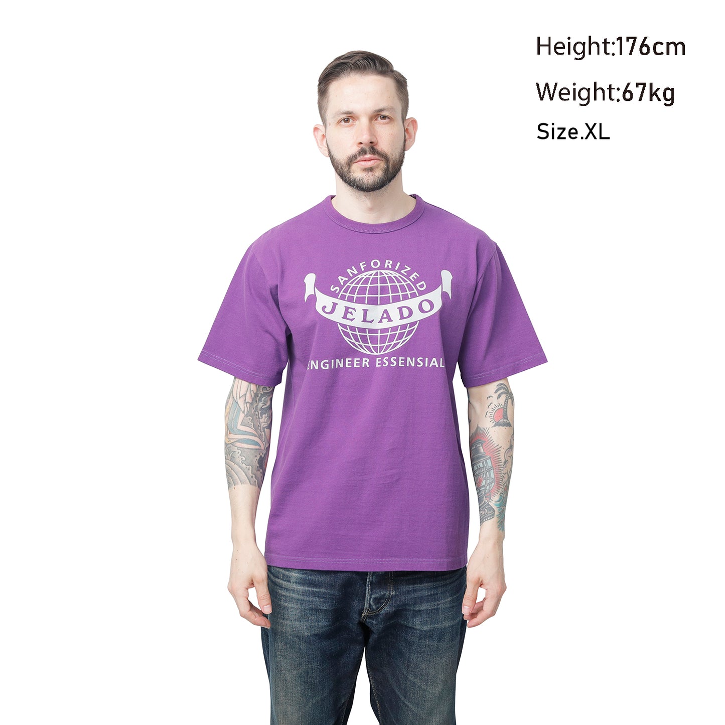 【Coming Soon】JELADO  Work Wear Logo Tee【AB94241】