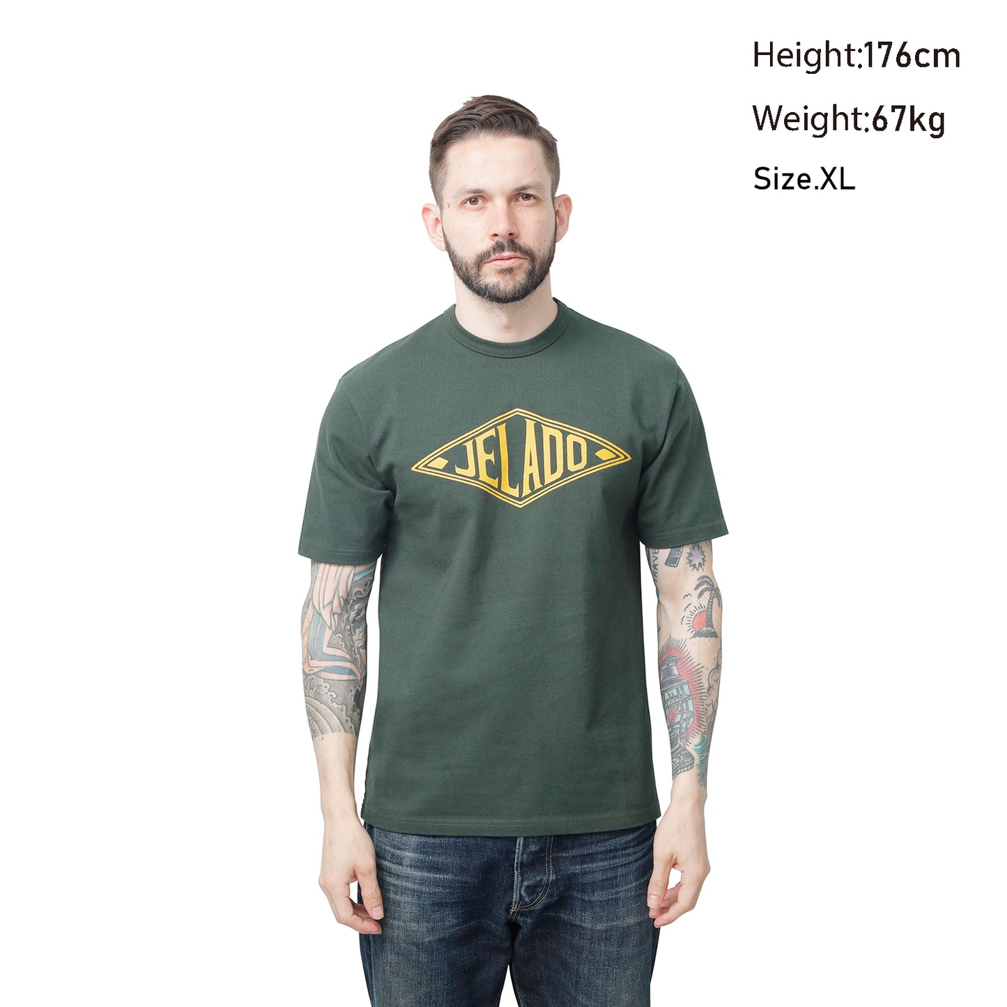 【Coming Soon】JELADO  Official Tile Logo Print Tee【AB94240】