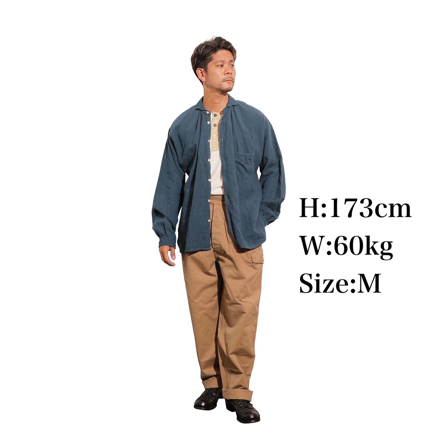 【Coming Soon】The 2 Monkeys Linen Cambrai Shirt【TM21160】