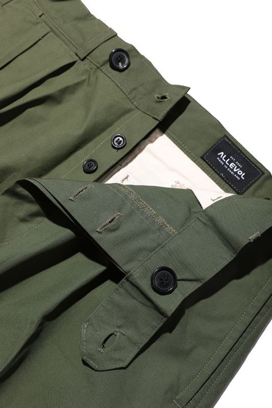 ALLEVOL/アレヴォル Brunel/ブルネル Worktrouser/ワークトラウザー Olive/オリーブ【AE-03-301】